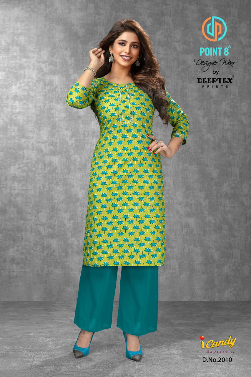 Deeptex I Candy Express 2 Cotton Printed Regular Wear Kurti Collection